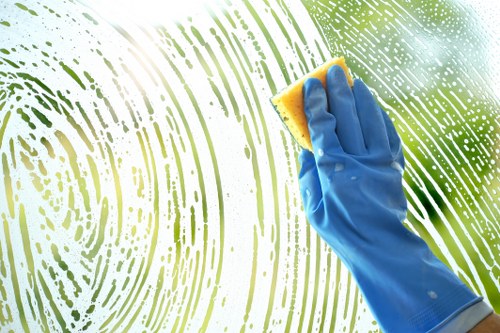 Professional office cleaning in Westminster reception area