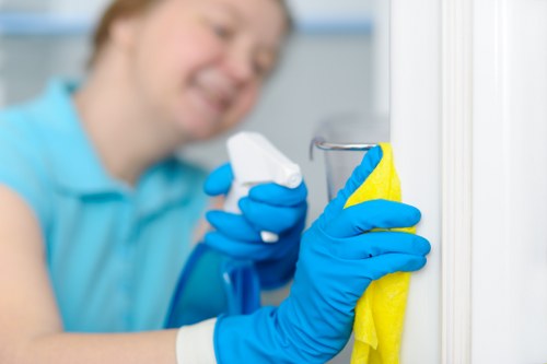 Secure Westminster Cleaners payment area illustration